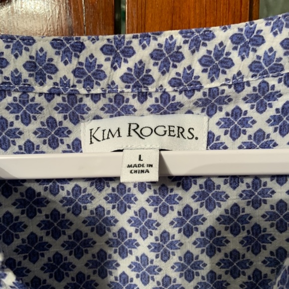 Kim Rogers rayon blend top. Worn 2x - Picture 2 of 3
